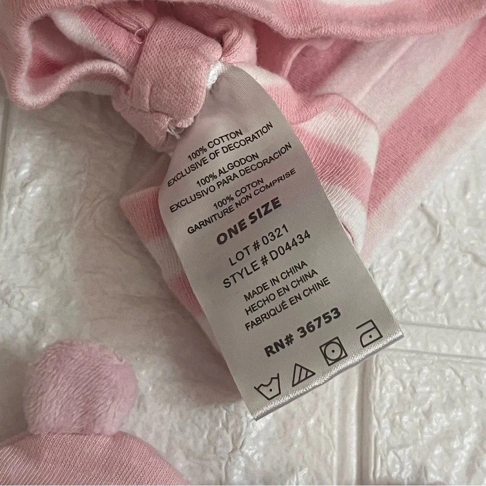 Baby Girl Headband and Scratch Mitten Sets, pink, Newborn - One Size